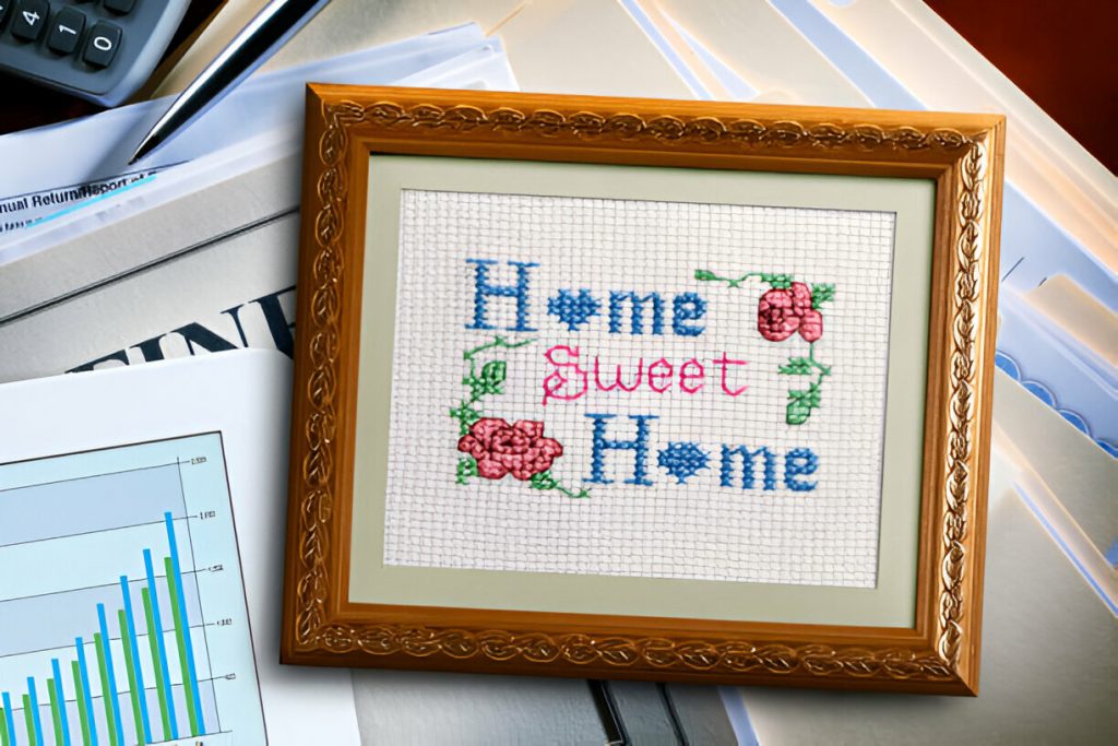 Home Decoration with embroidery