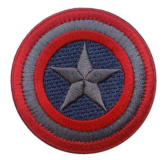 Captain America embroidery patches